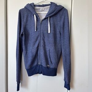 🎉4/30$🎉 PINK Blue Zip Hoodie Size M — 6/10